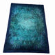 Large "space design" multi-color high pile rya rug by desso netherlands, 1970