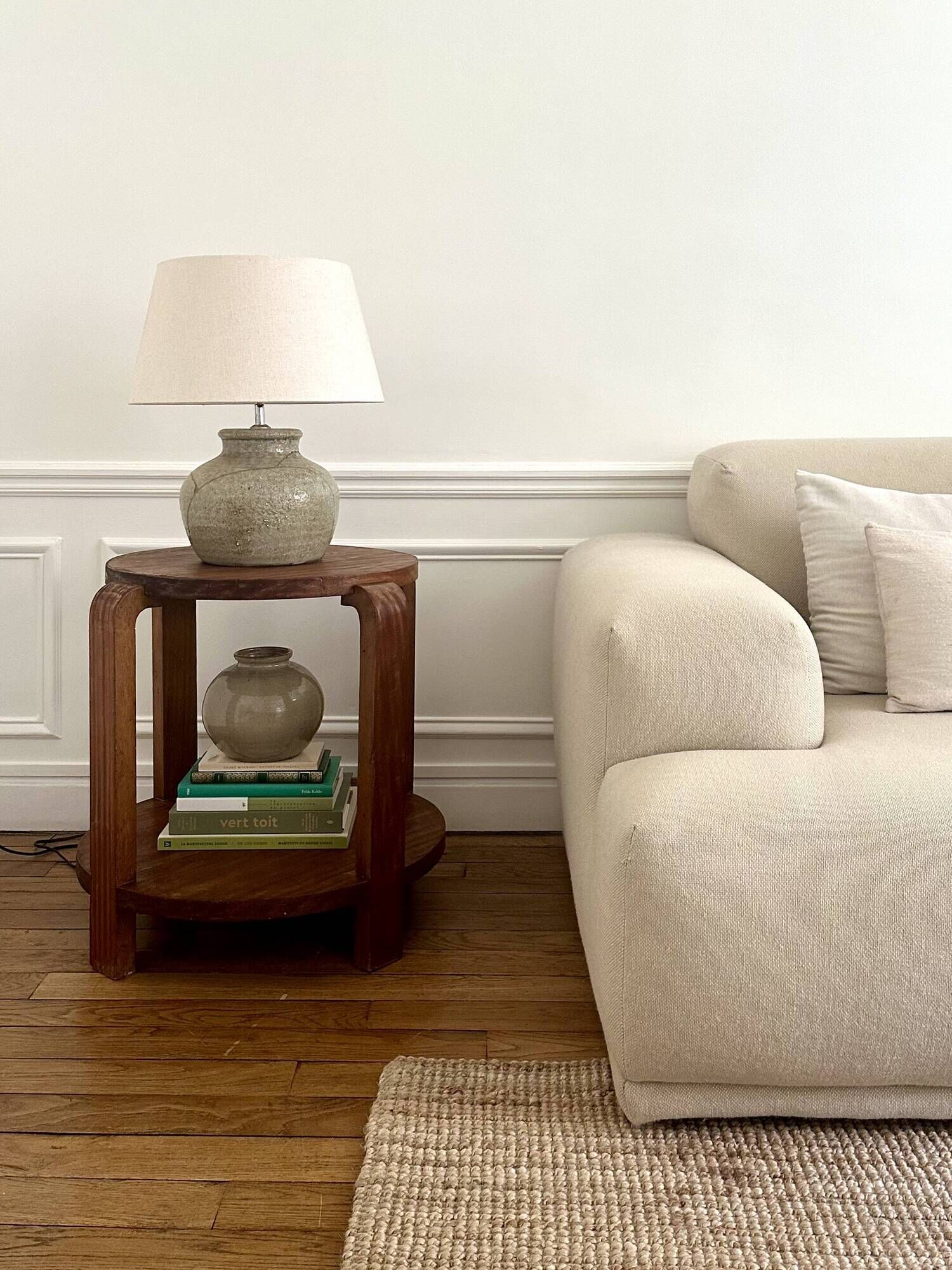 Round Art Deco side table