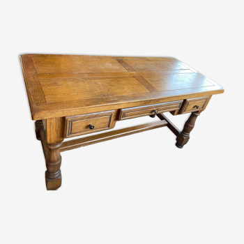 Old solid oak desk