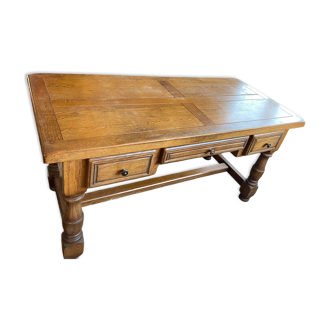 Old solid oak desk