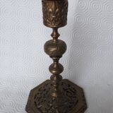Paire de bougeoirs en bronze