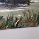 Tableau - Oil on canvas Verdant landscape river Signed M De Livenaye 197