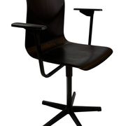 Vintage Galvanitas Pagholz school chair work with armrests dutch design