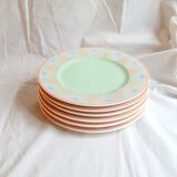 Ensemble de 6 assiettes plate Pagnossin modèle Arizona