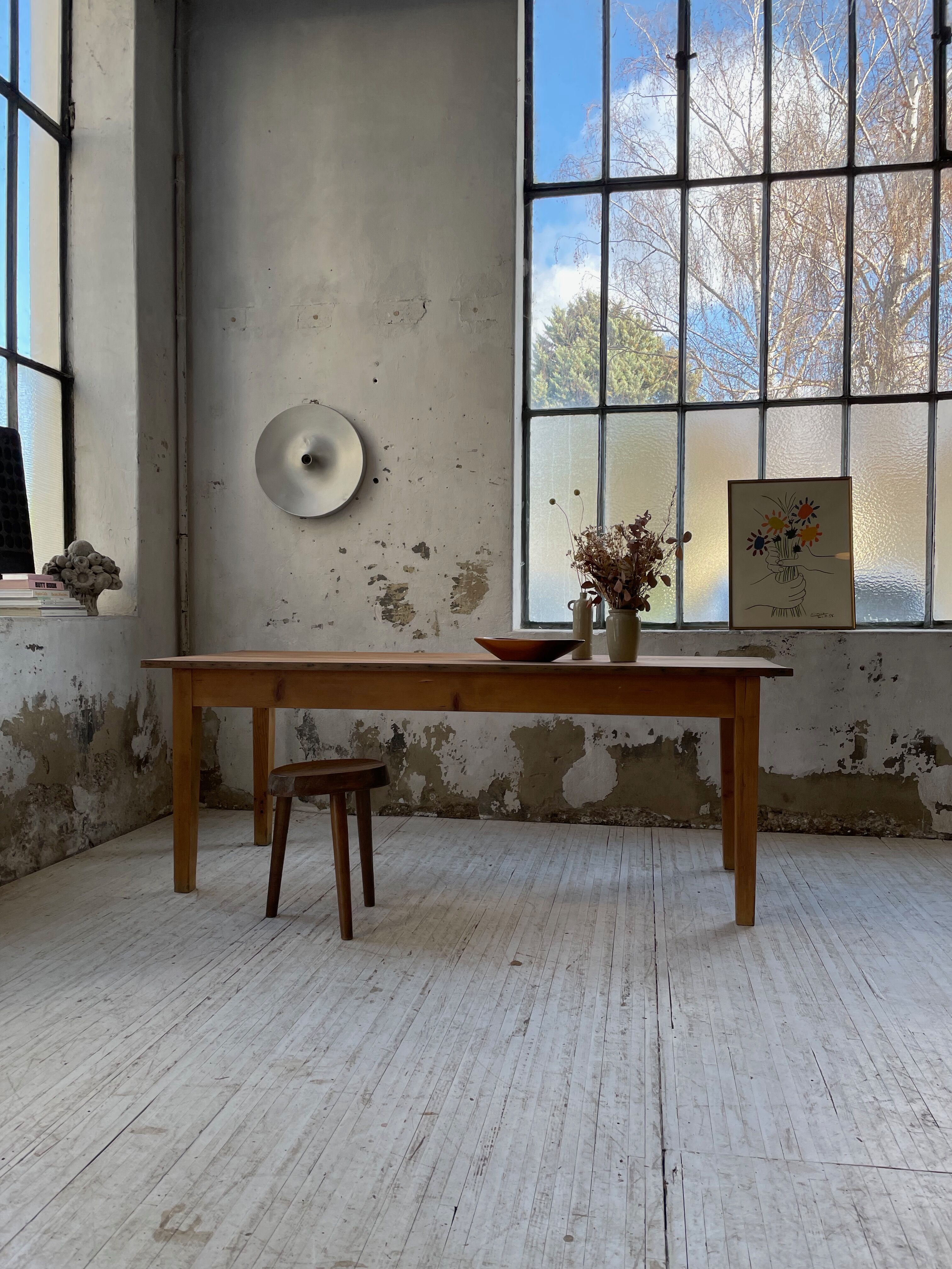 Farmhouse table 2m in pine