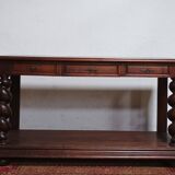 Louis XIII console in walnut