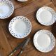 Set de 7 assiettes à dessert « lys »