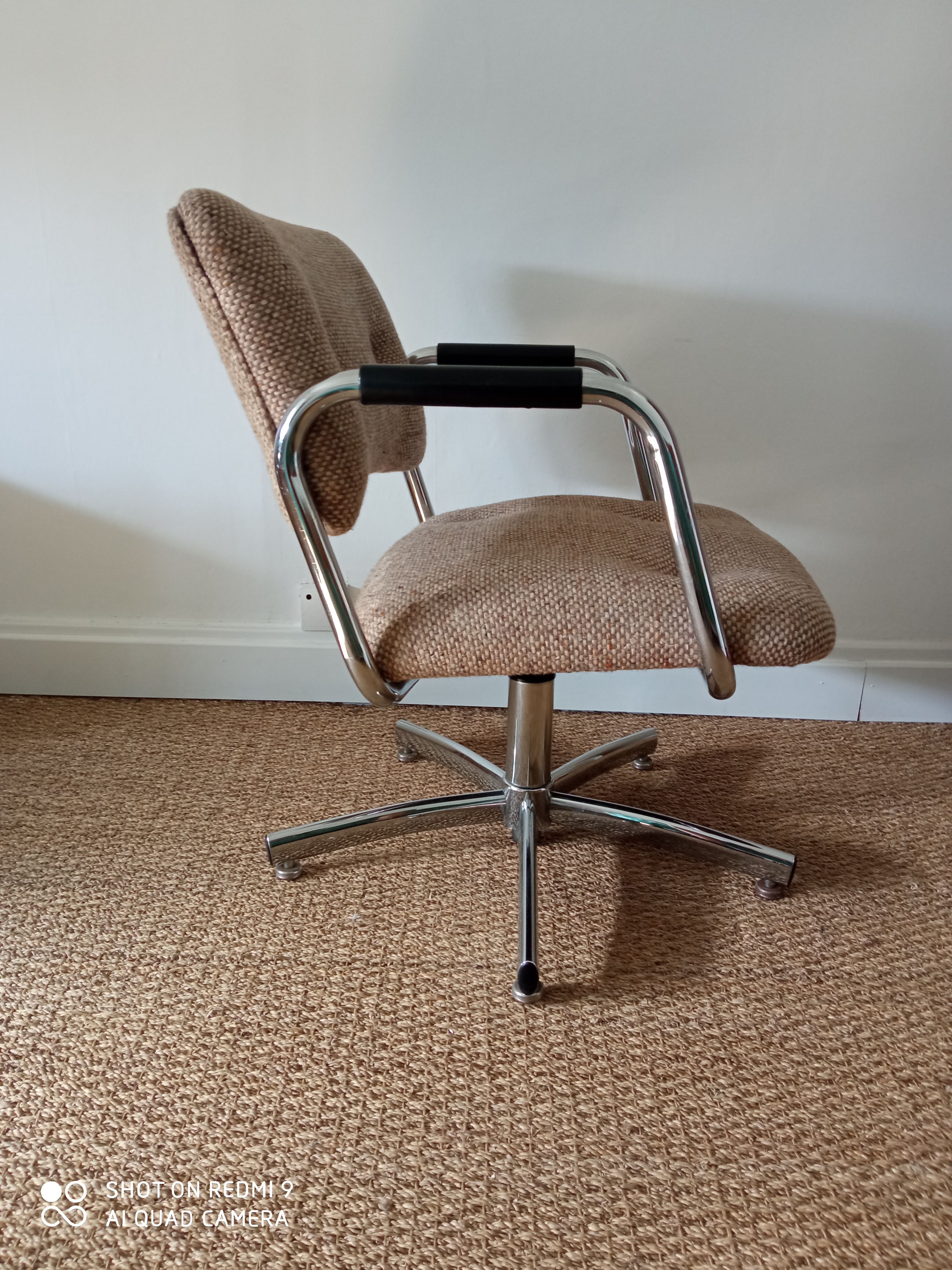 Fauteuil de bureau vintage steelcase années 70