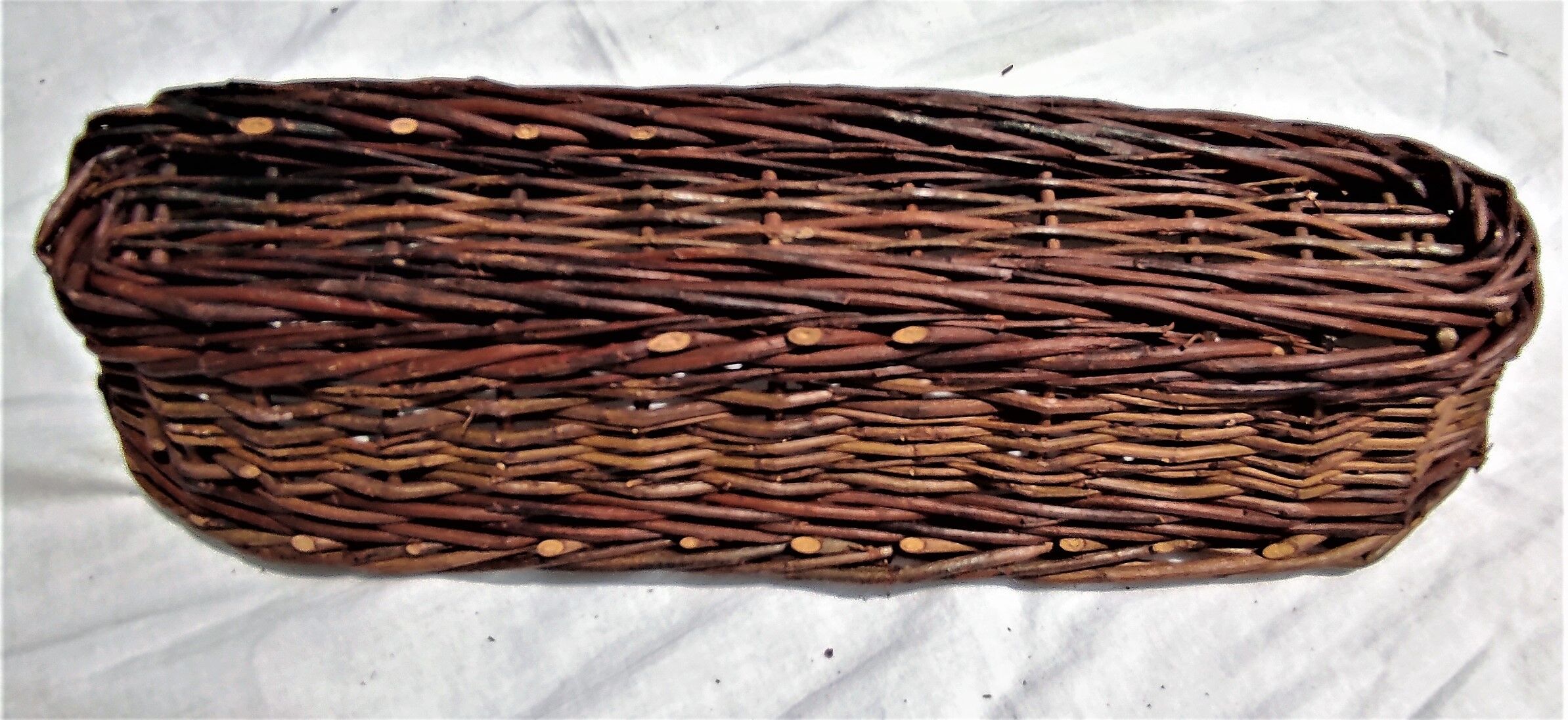 Old woven chestnut basket