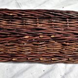 Panier en châtaignier tressé ancien