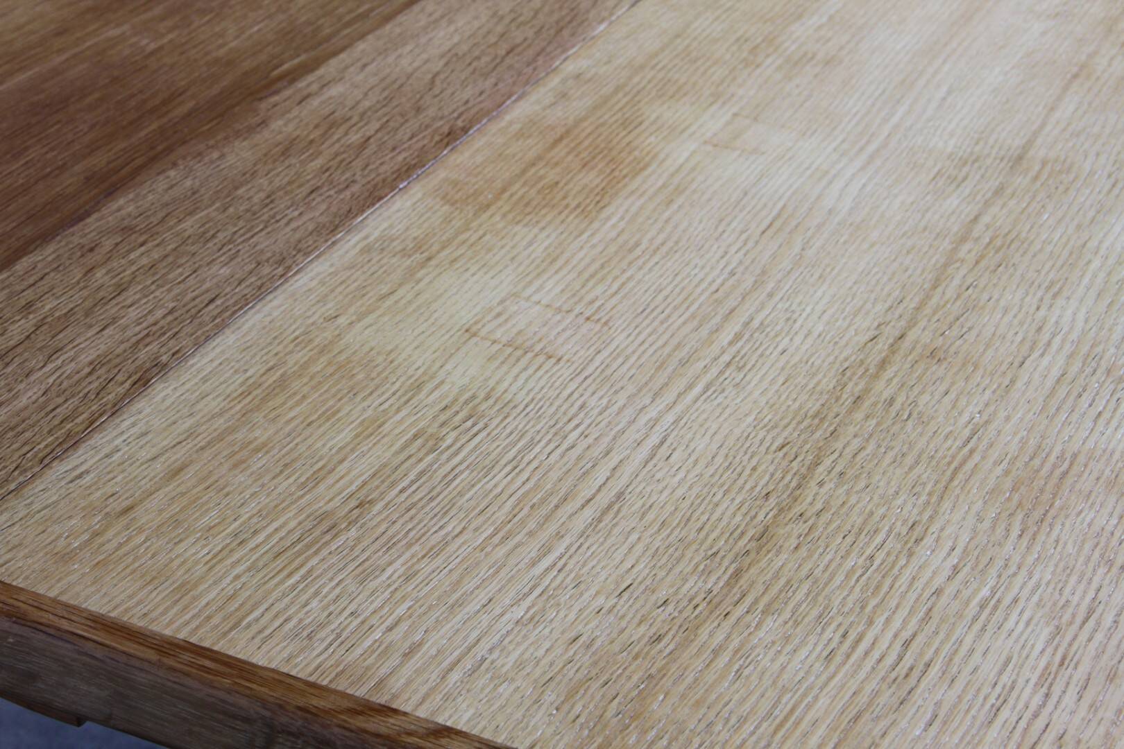 Vintage Danish Modern Oak Round Table, H. Kjærnulf style, 1960s