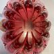 Vintage murano glass basket