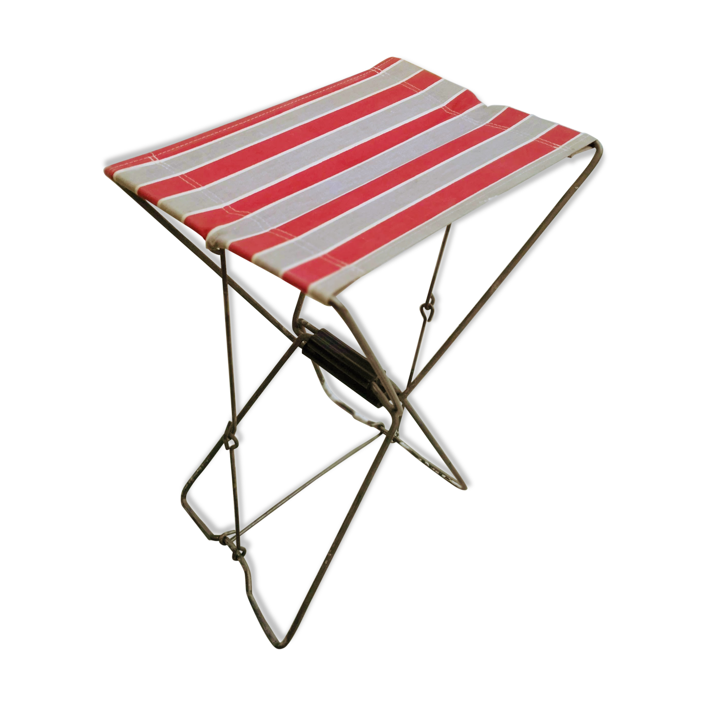 Folding vintage stool