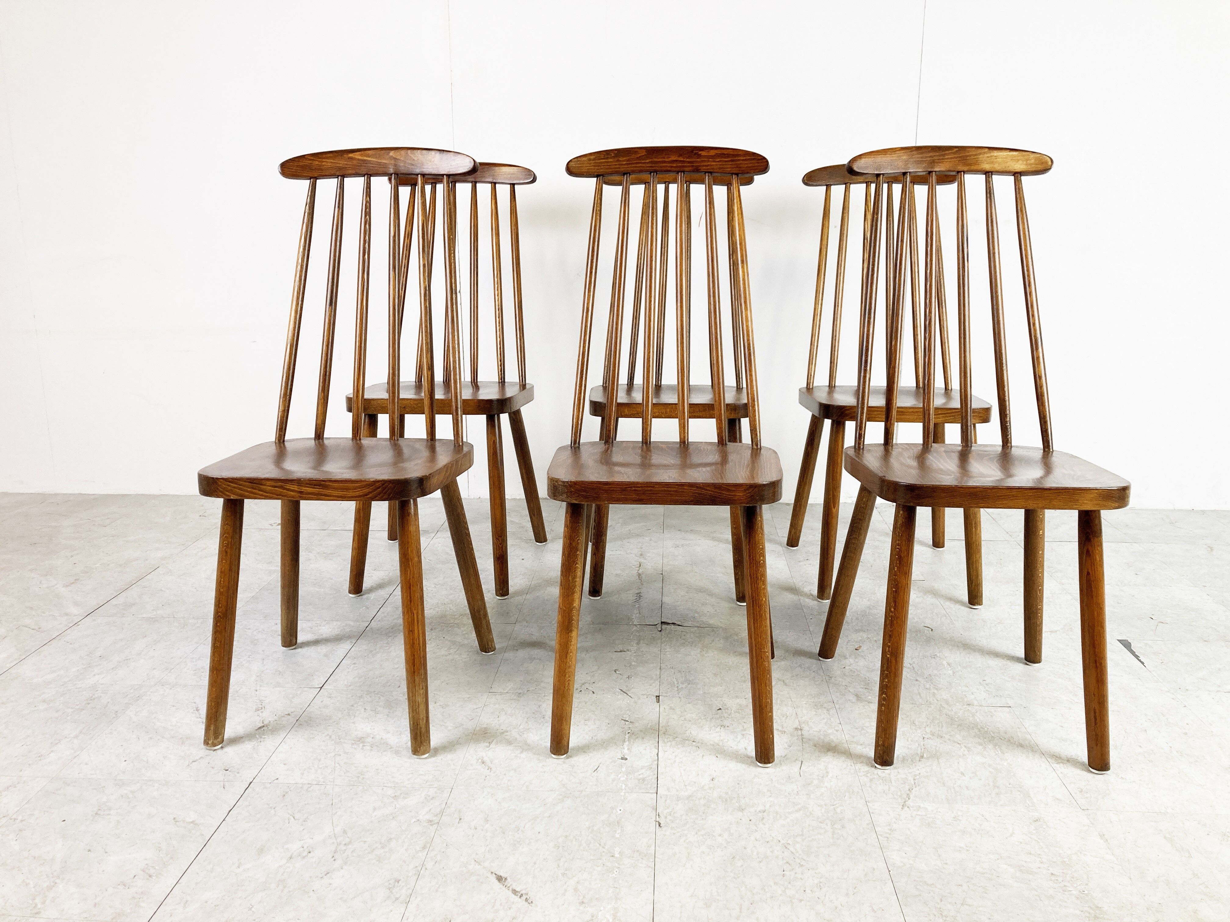Mid century scandinavian dining chairs, 1960s
