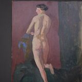 Double-sided female nude painting N°2