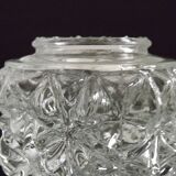 French vintage retro clear cut glass chandelier replacement shade