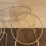 4 iron armchairs, design