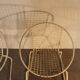 4 iron armchairs, design