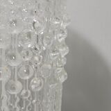 Set of 3 Vases, candle wax pattern, Sklo Union glassware, Czech Republic. 1970