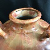 Vase with 3 handles - Gilbert Méténier - Fabrique Méténier à Gannat Art deco - art stoneware