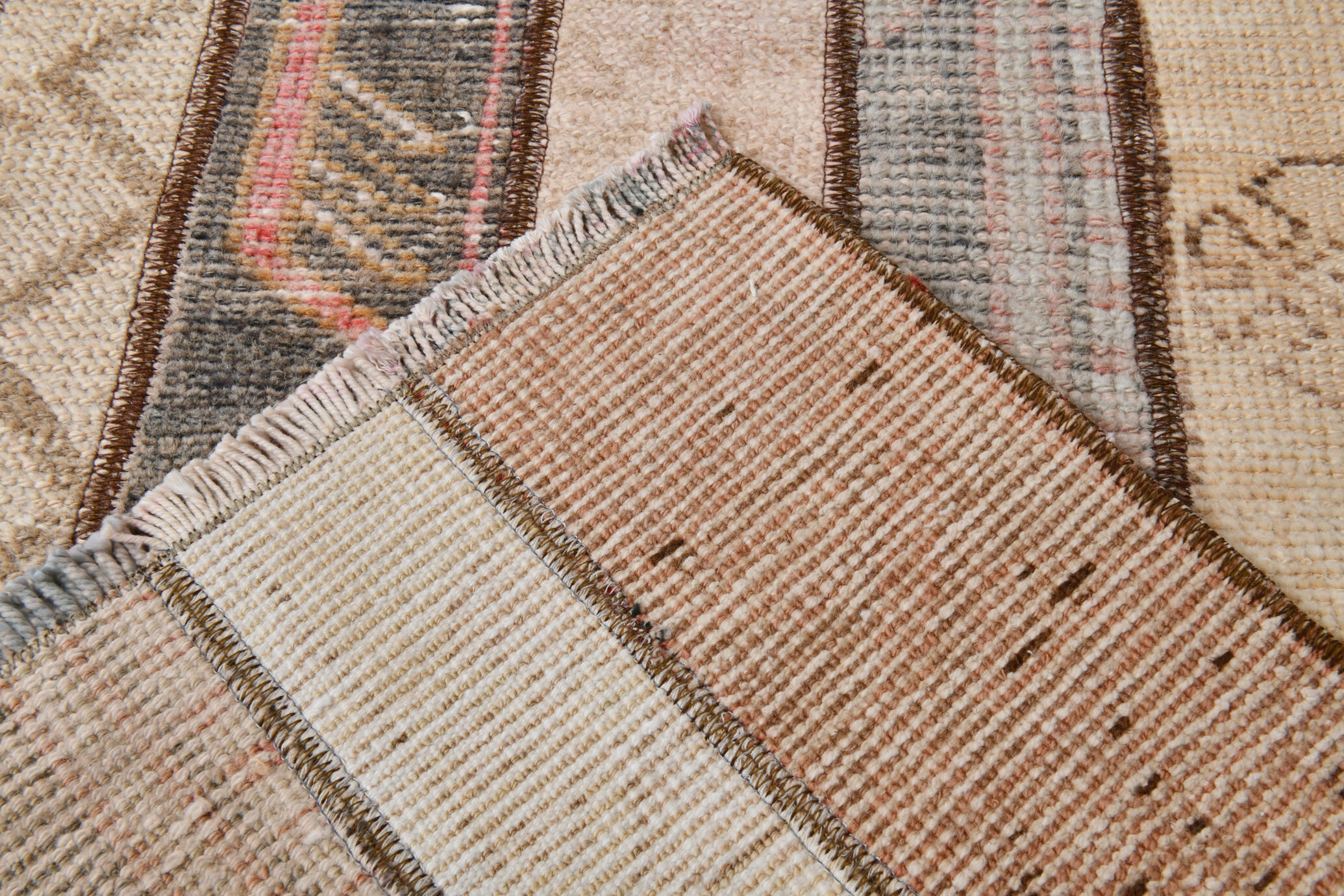 2x10 ethnic vintage runner rug, 72x321cm