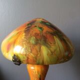 Odeon model mushroom lamp, La Rochère Glassworks France