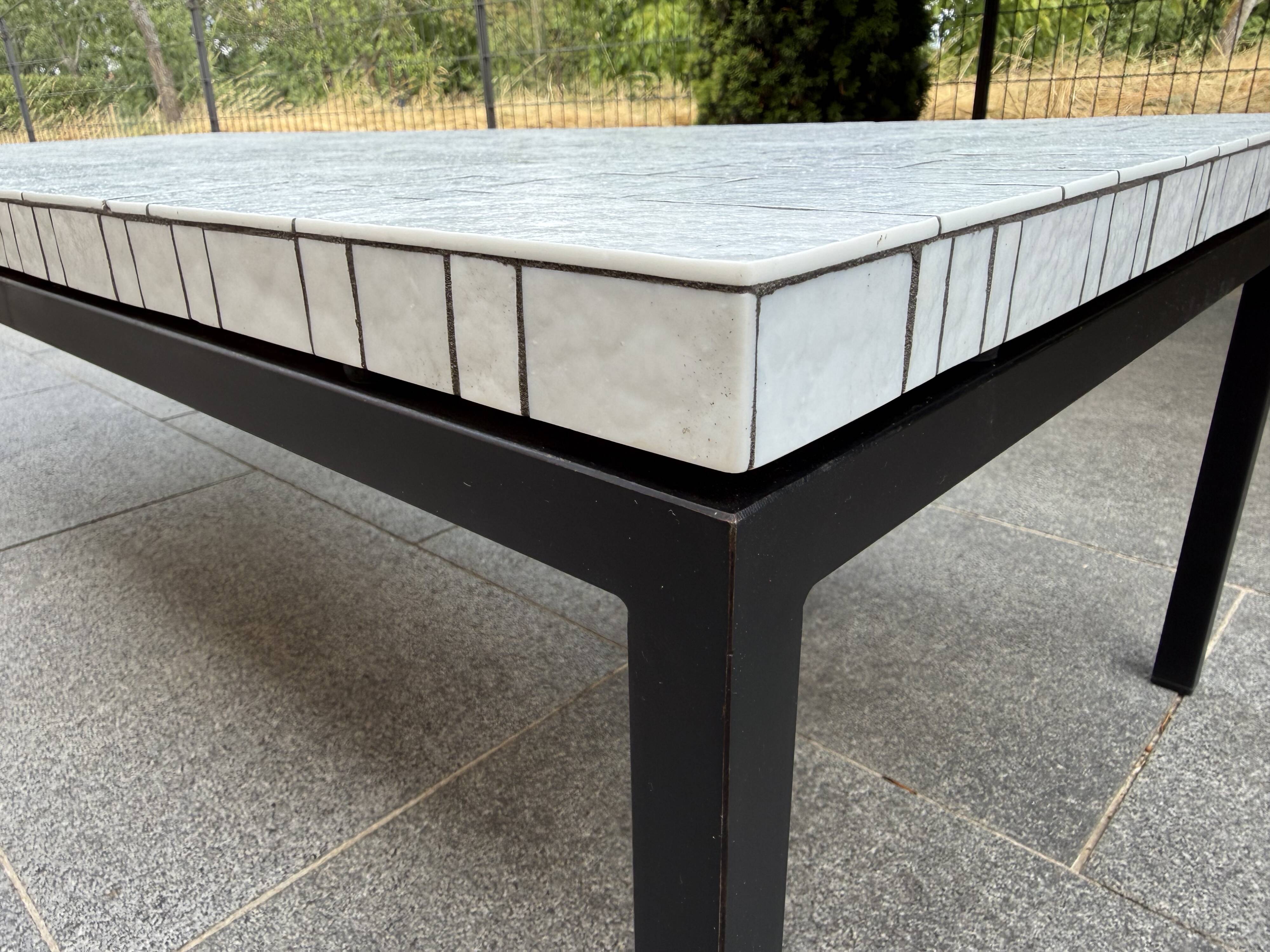 1960s mosaic coffee table