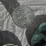 Plat à compartiment coquillages turquoise D28