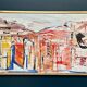 Swedish Oil on Canvas – “Composition” by Tore Hultcrantz