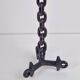 Brutalist Chain Floor Candleholder from Franz West, France, 1960s