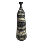 Large Decorated Ceramic Bottle by Atelier Mascarella, 1950s