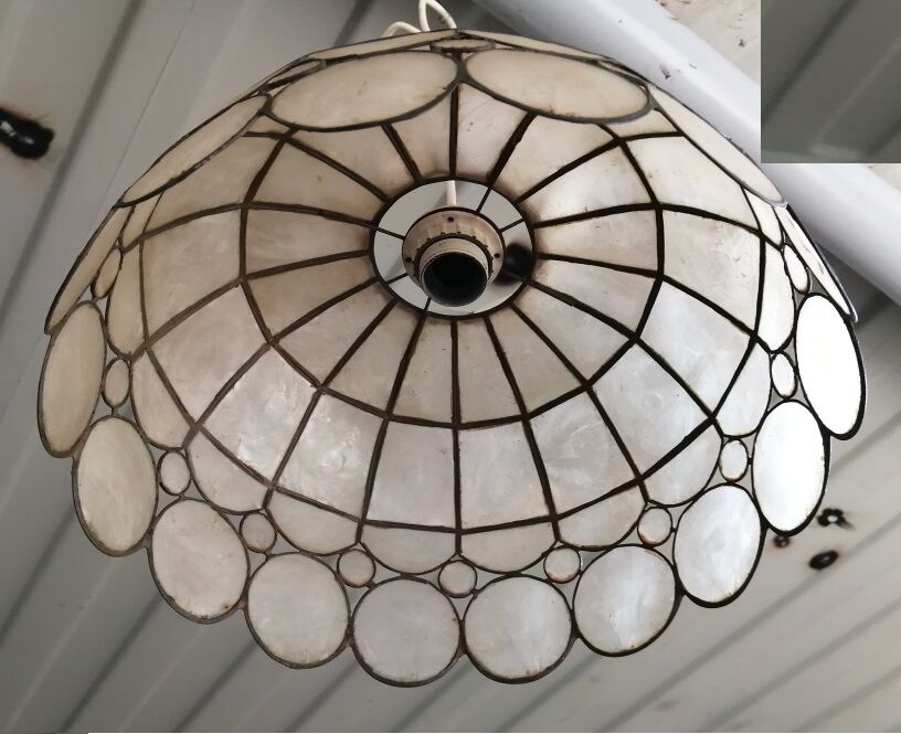 Antique mother-of-pearl pendant