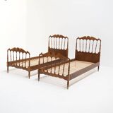 Lit Chiavari classique italien en pin, 1/2