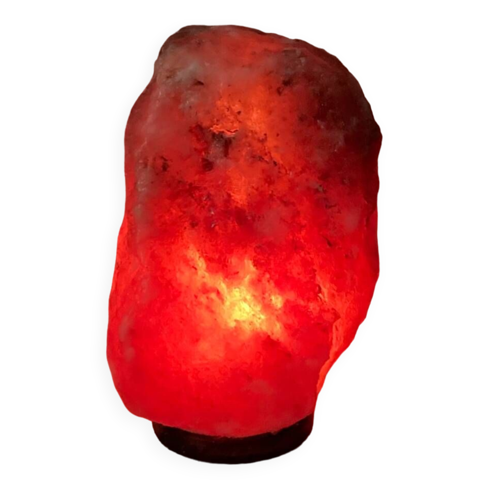 Genuine Himalayan salt stone lamp from the 1970s
