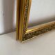 Gold leaf gilded frame for painting or print - 57 x 40 cm