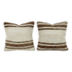 Set of 2 vintage kilim cushion covers 51x51 cm