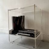 Bibliotheque design en plexiglass, Les Invisibles Marais International 70'S