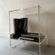 Plexiglass designer bookcase, Les Invisibles Marais International 70's