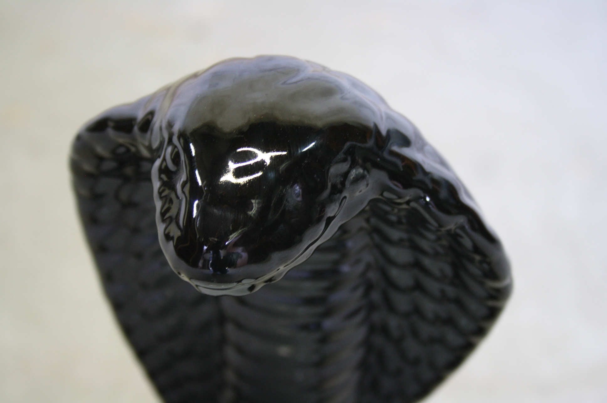 Vintage cobra snake lamp