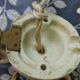 Vintage suspension, raised and lowered opaline porcelain.