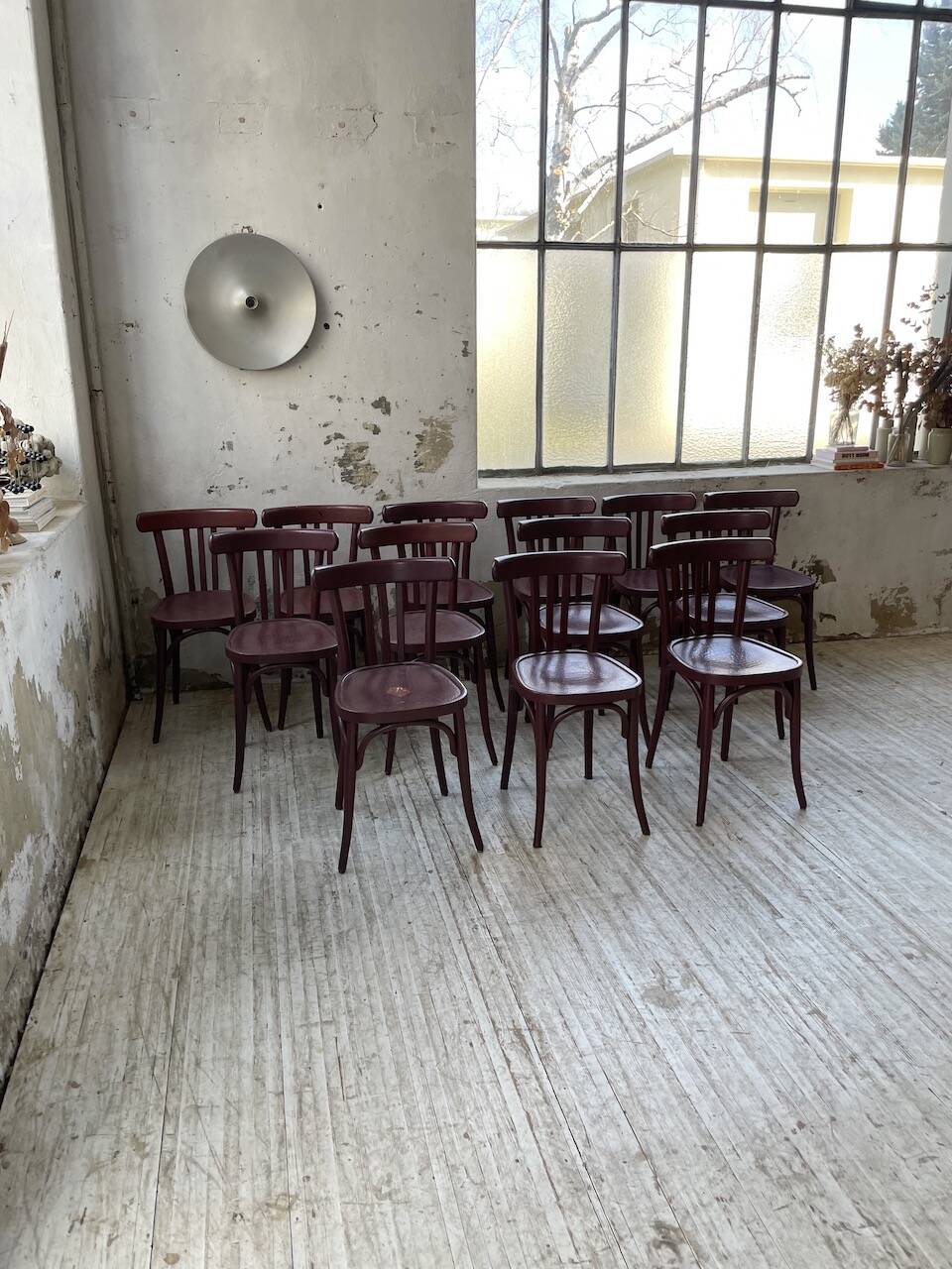 Set of 13 Japy bistro chairs, 1940