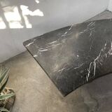 Addor 60s sculptural marble and brass coffee table