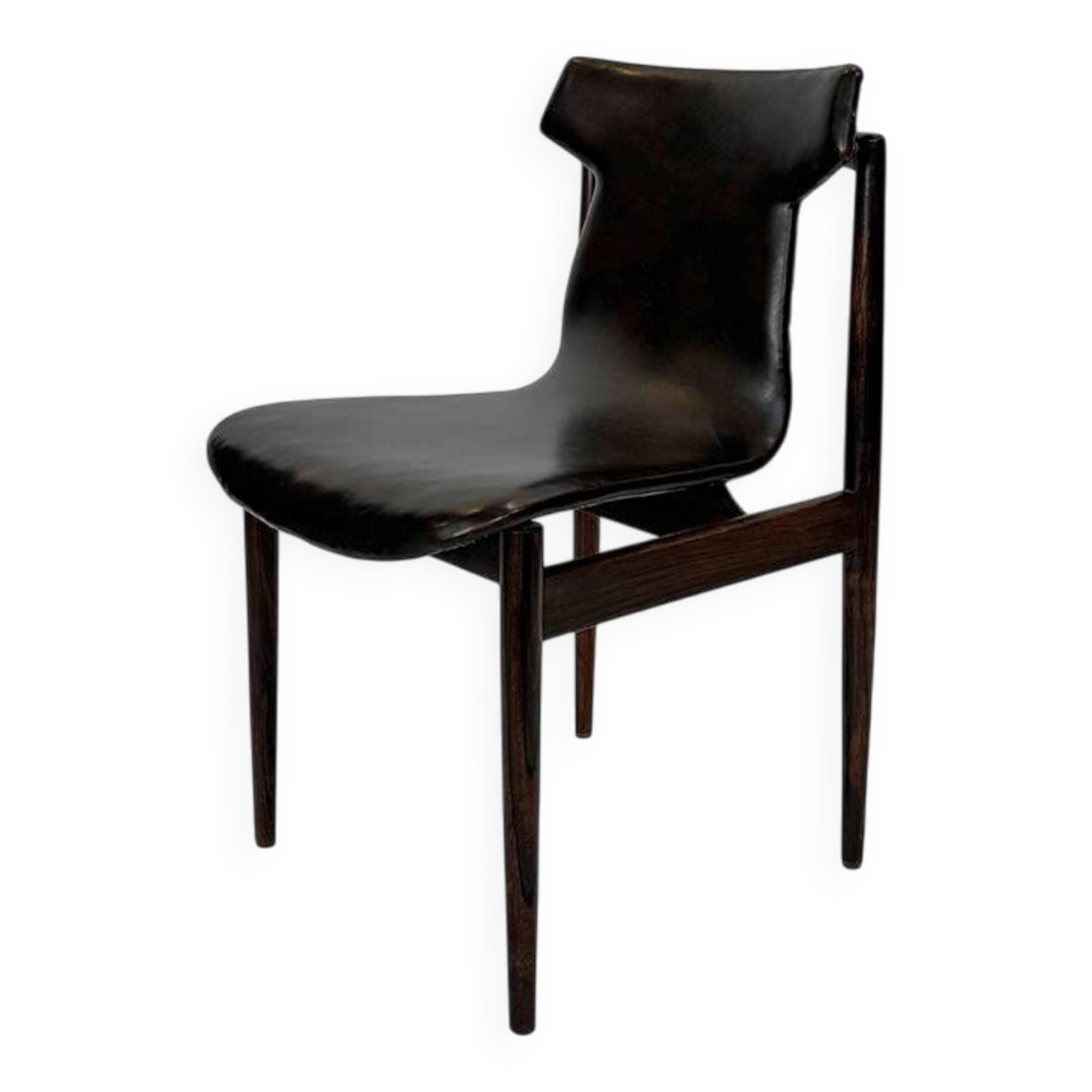 Inger Klingenberg, Rosewood dining chair, 1960s