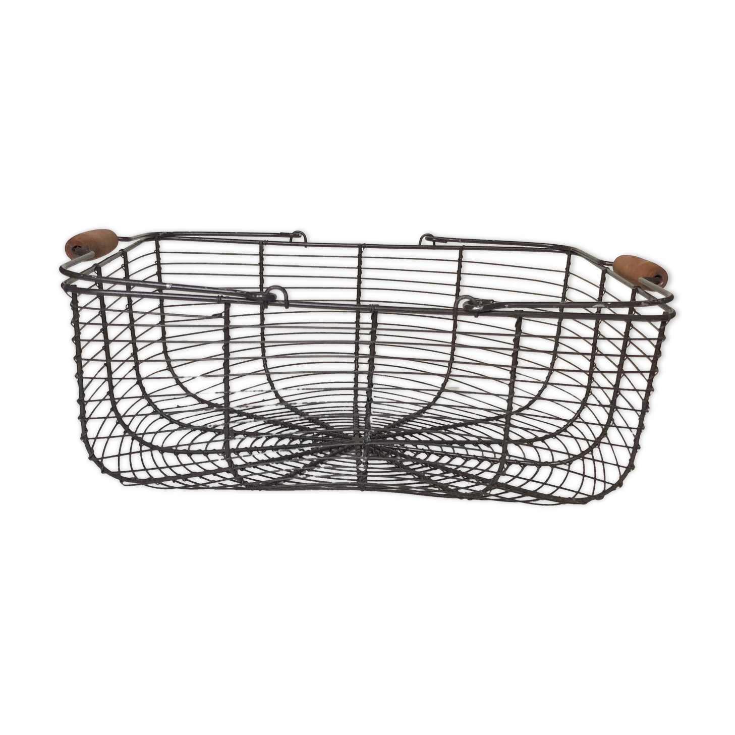 Vintage metal basket