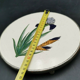 Underside of old faience dish
