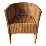 Fauteuil en osier