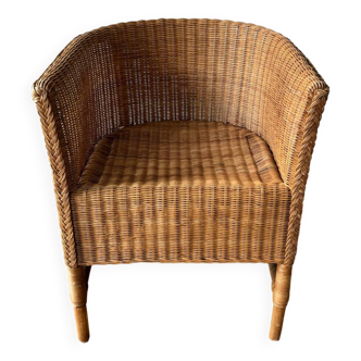 Fauteuil en osier