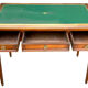 Bureau Louis XVI extensible avec rallonge 3 tiroirs