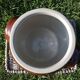 Old large confit pot, glazed sandstone grease