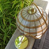 Mother-of-pearl and brass suspension